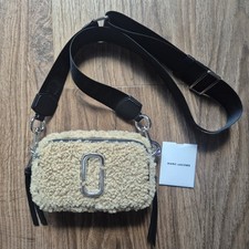 Marc Jacobs Snapshot Teddy Crossbody Tasche Beige, so gut wie neu