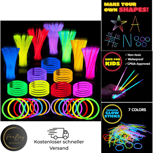 Knicklichter set 200 stück - 200,