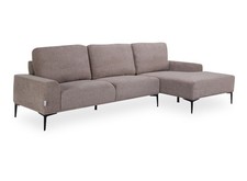 Polsterecke DROP TUANA BHT 268x88x82 cm braun Ecksofa Wohnlandschaft Eckcouch