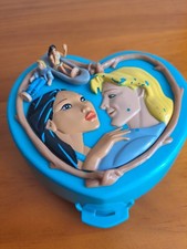 Polly Pocket Bluebird Pocahontas Disney  1995 mit 2 Figuren, Kajak, selten dabei