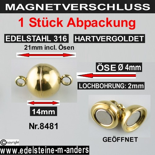 Magnetverschluß schmuck - magnetverschluß,