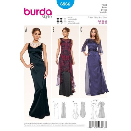 Burda style schnittmuster 6866 - burda,