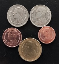 Thailand 5 Münzen - 2,1 x 2