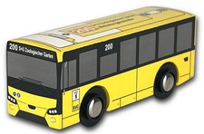 Holzeisenbahn Anhänger Bus 200 Berlin  für alle Schienen kompatibel Eisenbahn