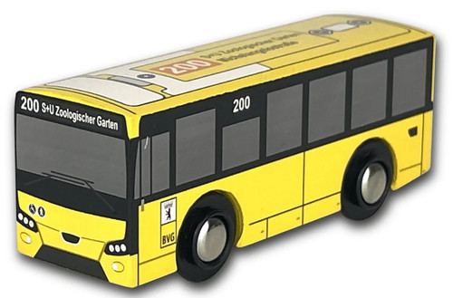 Holzeisenbahn anhänger bus - holzeisenbahn,