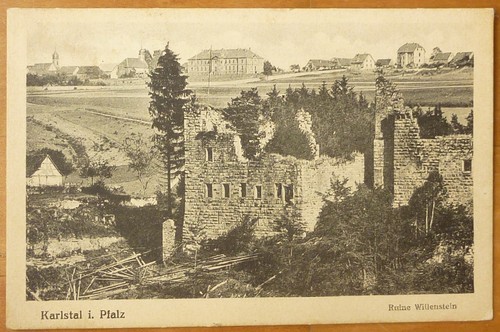 Karlstal ruine willenstein - ak,