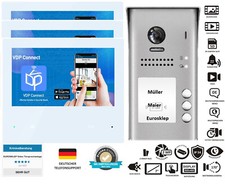 Video Türsprechanlage 3 Familienhaus mit App für Handy Fernzugriffskontrolle