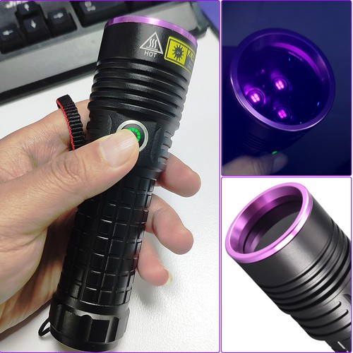 30w 365nm taschenlampe usb - taschenlampe,