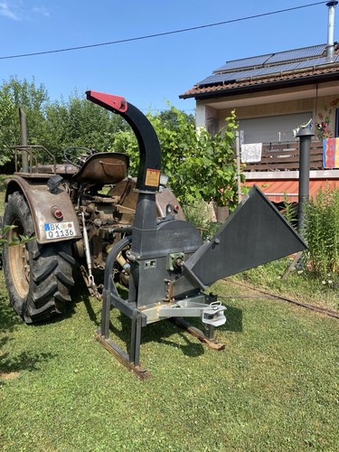 Häcksler schredder traktor - häcksler,