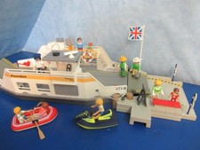 5127 Fähre Boot Jetski  v Figuren Hafen  Playmobil 8741