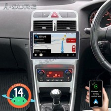 Für Peugeot 307 CC 2002-2013 Android 14 Autoradio Apple CarPlay WiFi BT GPS Navi