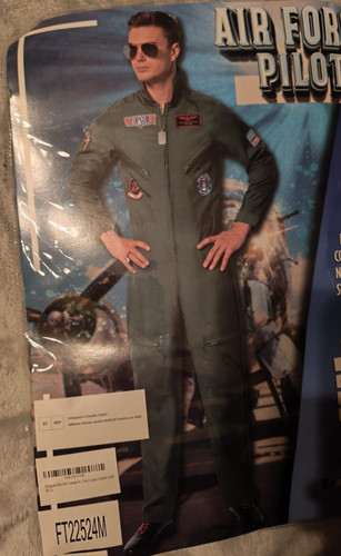 Air force pilot kostüm - pilot, kostüm-