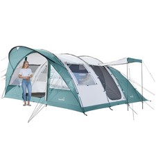 Skandika Egersund 7 XL Sleeper Protect Tunnelzelt 7 P. Camping Zelt grün B-Ware