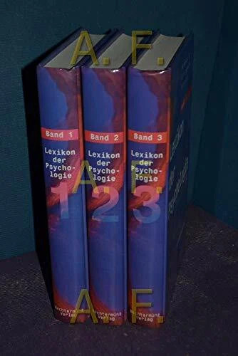 Lexikon der psychologie - lexikon,