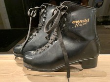 Ewald Mark Schlittschuhe Damen Gr. 37, Blades 8 1/3, schwarz, Eiskunstlauf