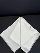 Seidenschal weiß, 100 % Seide