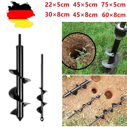 Erdbohrer pfahlbohrer - erdbohrer,