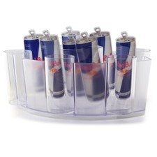 Red Bull Eiswürfelbehälter Boot Eisbox aus Kunststoff mit Dosenhalterung Flasche