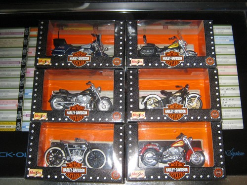 Harley davidson miniaturen - davidson,