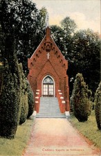 AK GRUSS AUS WESTPREUSSEN CADINEN ELBING KAPELLE IM SCHLOSSPARK COL. 1905