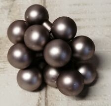 Glaskugeln am Draht 20mm silbergrau matt 12stck zum Basteln und Dekorieren