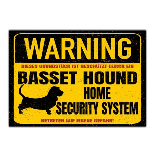 Basset hound dog schild - hound,