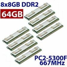 64GB (8x8GB) Memory Ram Upgrade Apple Mac Pro 1,1 2,1 DDR2 667Mhz PC2-5300F