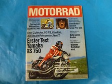 MOTORRAD Erster Zest Yamaha XS750 1977