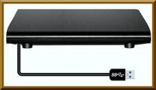 Externes CD DVD Laufwerk in USB 3.0 Gehäuse | Samsung Toshiba DVD-Writer TS-L633