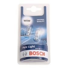 BOSCH GLÜHLAMPE PURE LIGHT W5W 12V 5W - 2 STÜCK - 1987301026