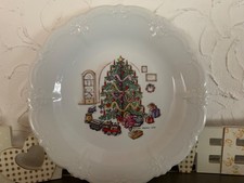 Weihnachtsteller Plätzchenteller Bescherung Tirschenreuth Baronesse Neuw  26 cm