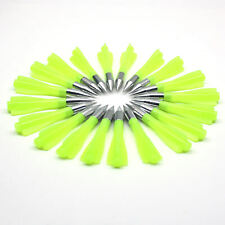 Kurze Armbrustbolzen Gelb für Pistolenarmbrüste 3"x 8mm dreiflügelig Kunststoff