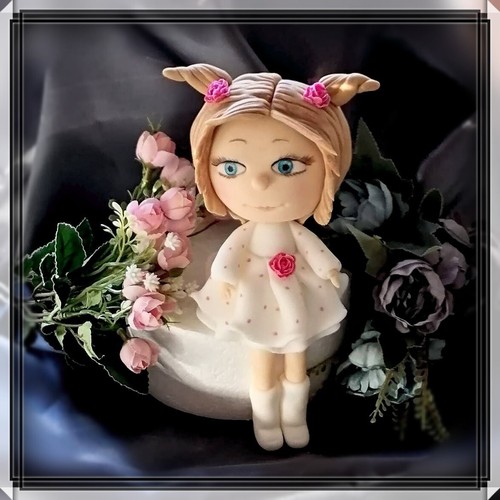 Mädchen tortenfigur aus - mädchen,