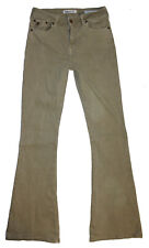 LOIS Damen Jeans Hose RAVAL High Rise Flare W27 L34 oliv Schlaghose Schlagjeans*