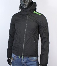 Superdry Arctic Windcheater Damen Jacke Gr.XS schwarz neongrün A13