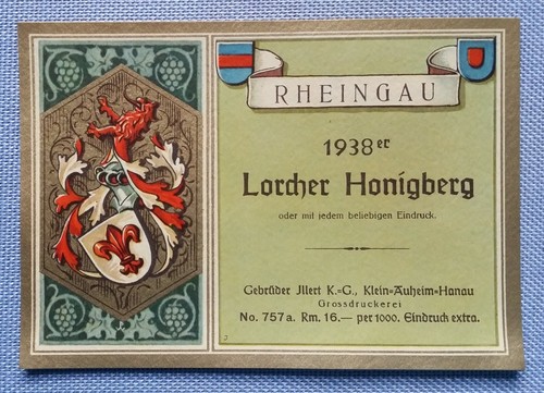 Altes weinetikett - altes,