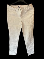 Cecil Jeans Hose Damen Weiß