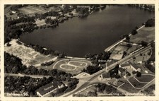 Ak Zwickau in Sachsen, Fliegeraufnahme, Grüner Hof, Reithalle - 11178877