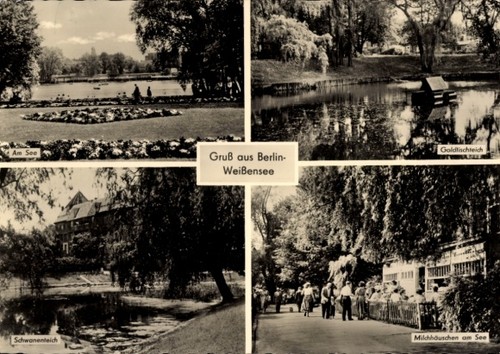 Berlin weißensee am - ak,