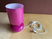 Glas Schreibtischlampe IKEA Tischlampe Lykta Lampe rosa Vintage Nachttischlampe