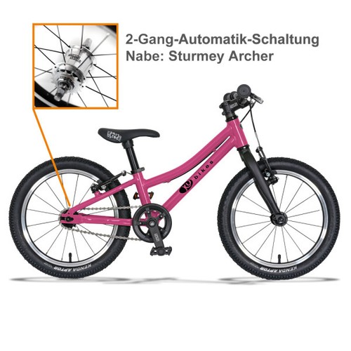 Kubikes 16s mtb gang - kubikes, 2-gang