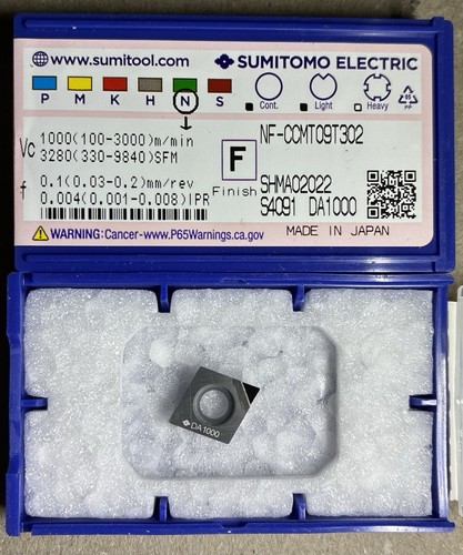 Sumitomo ccmt09t302 da1000 - nf-ccmt09t302,