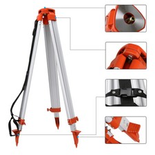 Nivellierstativ Stativ für Nivelliergerät Laser bis 1,63m Baustativ 5m Maßstab
