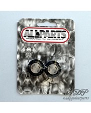 2 Knöpfe Band Schwarz