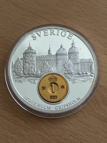 Medaille schweden ø50 - schweden,
