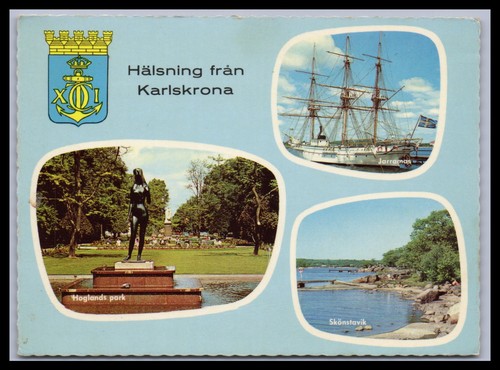 Ansichtskarte karlskrona - karlskrona,
