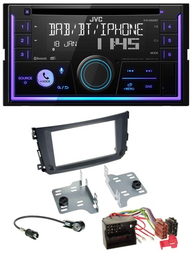 Jvc mp3 usb 2din - jvc, bluetooth