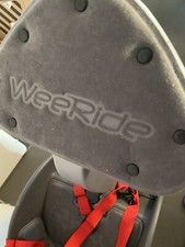 WeeRide Fahrradsitz für Kinder von 1 bis 4 Jahren mit 2 Stützstangen 
