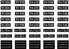 100 x selbstklebende