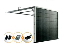 Hörmann Sektionaltor EcoStarMatic 2375x2125 M-Sicke,  in anthrazit inkl. Liftron